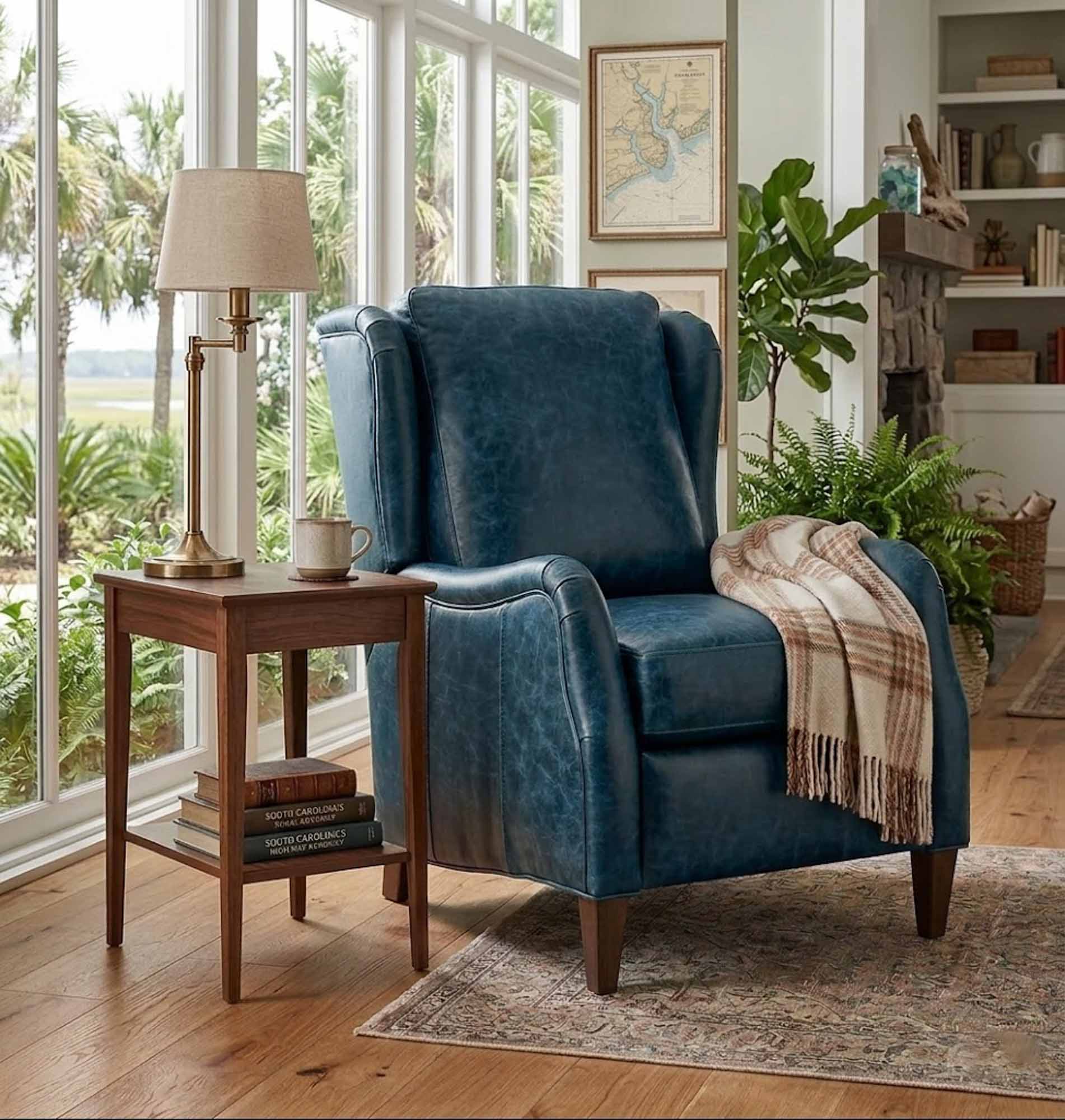 Revolve Leather Recliner - Image 7