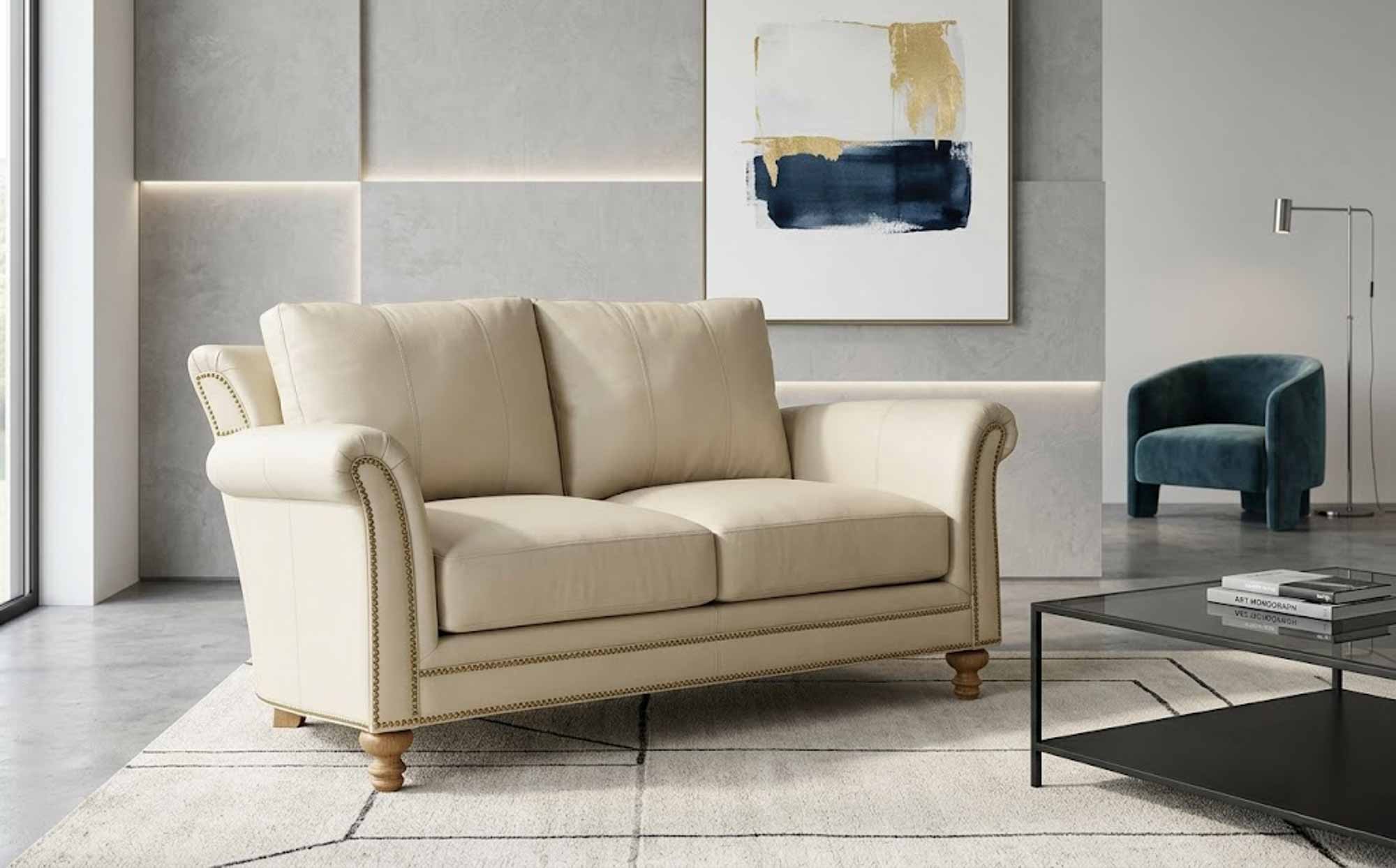 Richardson Leather Loveseat - Image 4