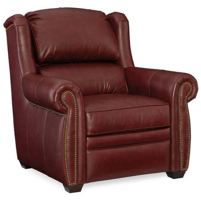 Royce Leather Power Recliner With Articulating Headrest