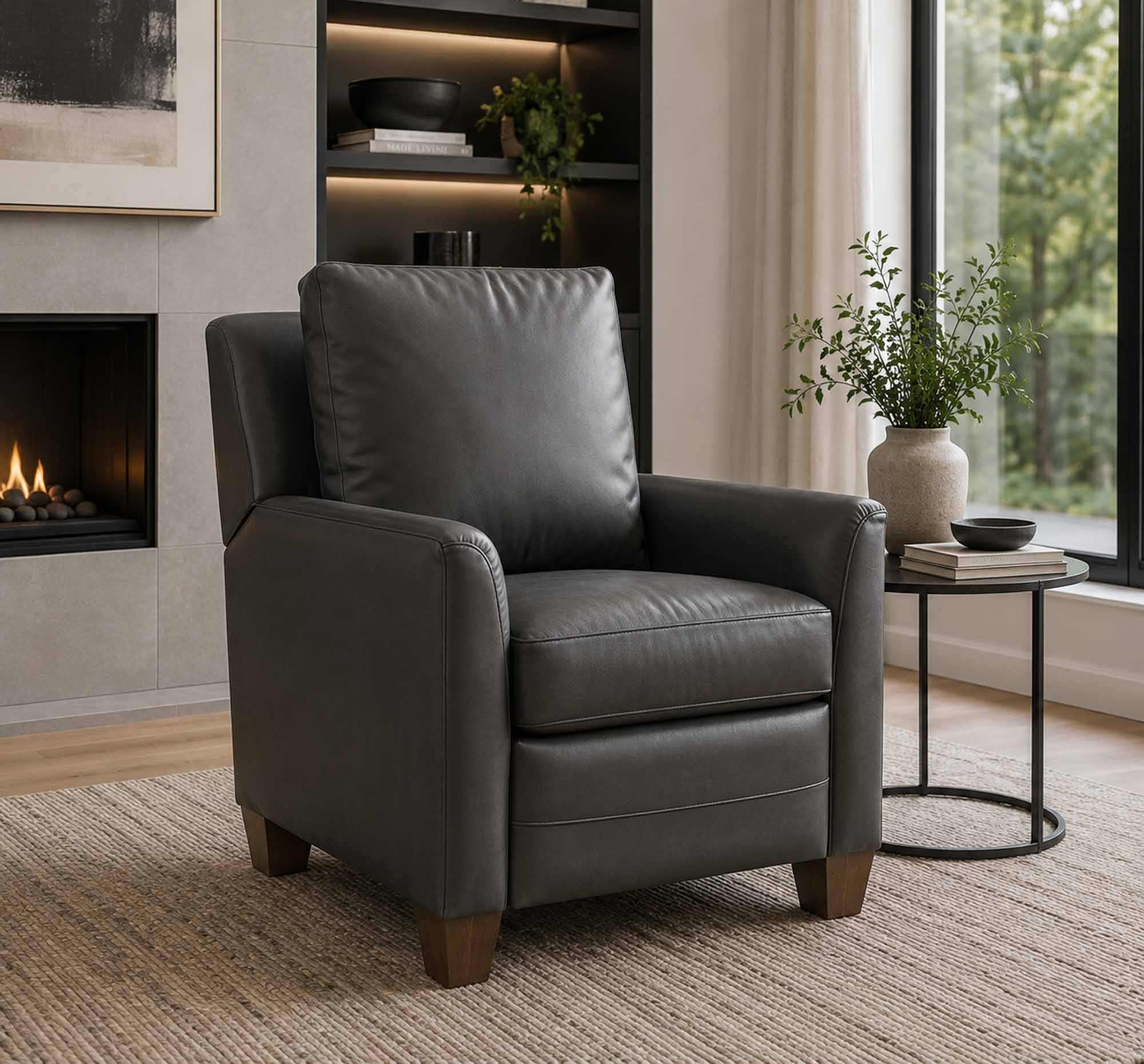 Sadie Leather Recliner - Image 7