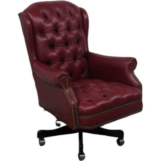 Sagebrush Leather Swivel Tilt Chair - Image 3