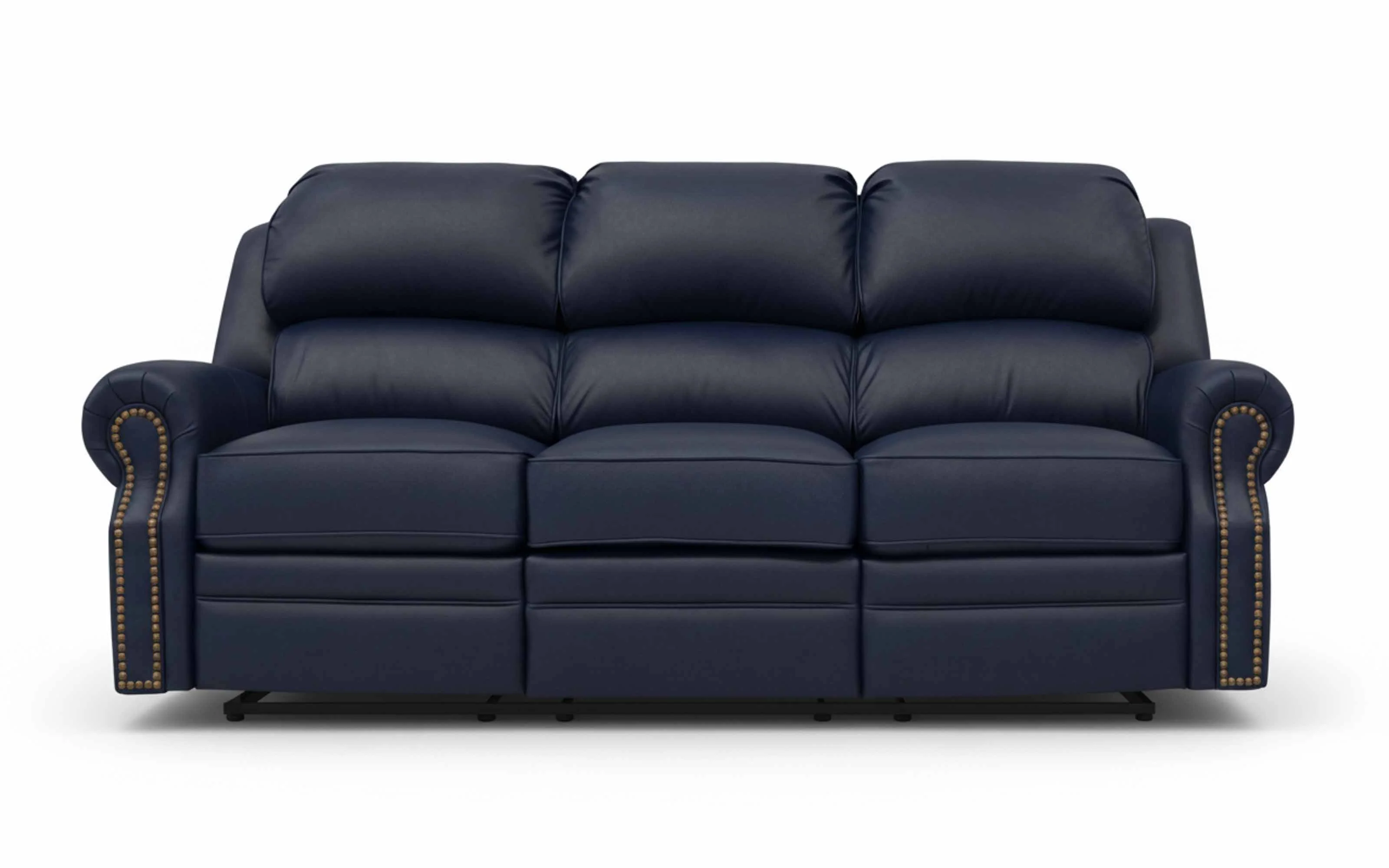 San Juan Leather Reclining Loveseat - Image 4