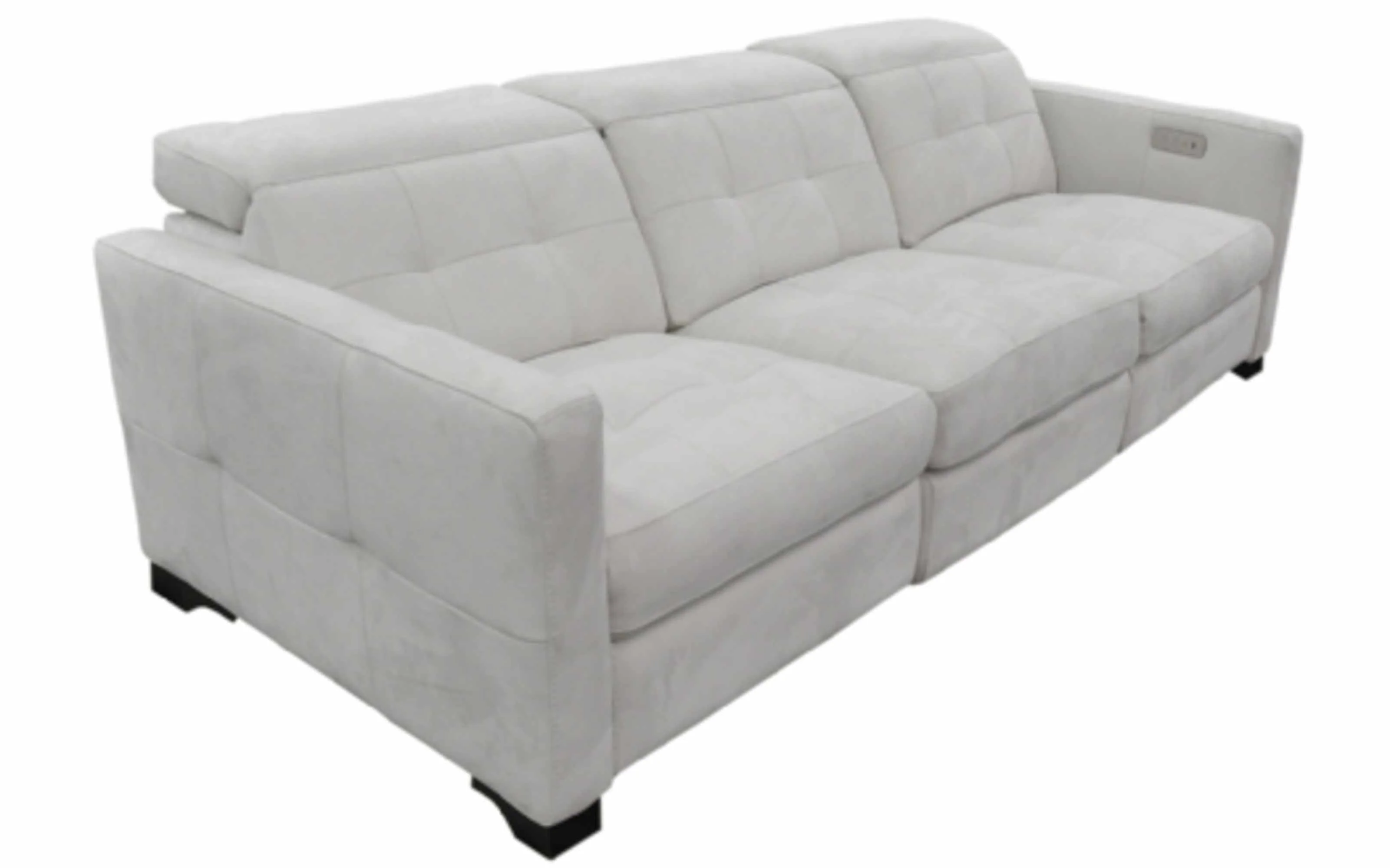 Sardinia Leather Power Reclining Sofa with Articulating Headrest