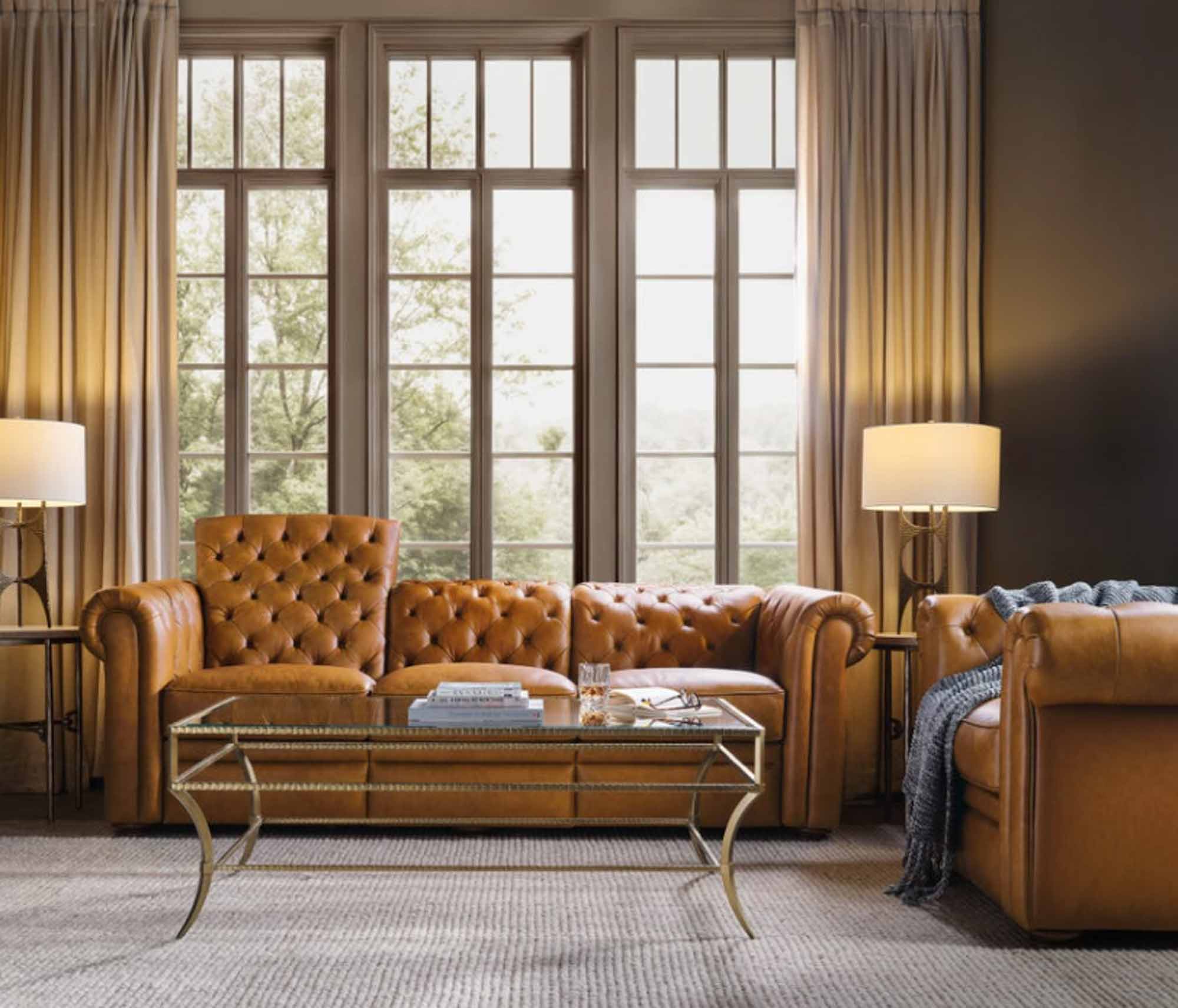 Glover Leather Power Reclining Sofa With Articulating Headrest - Image 10