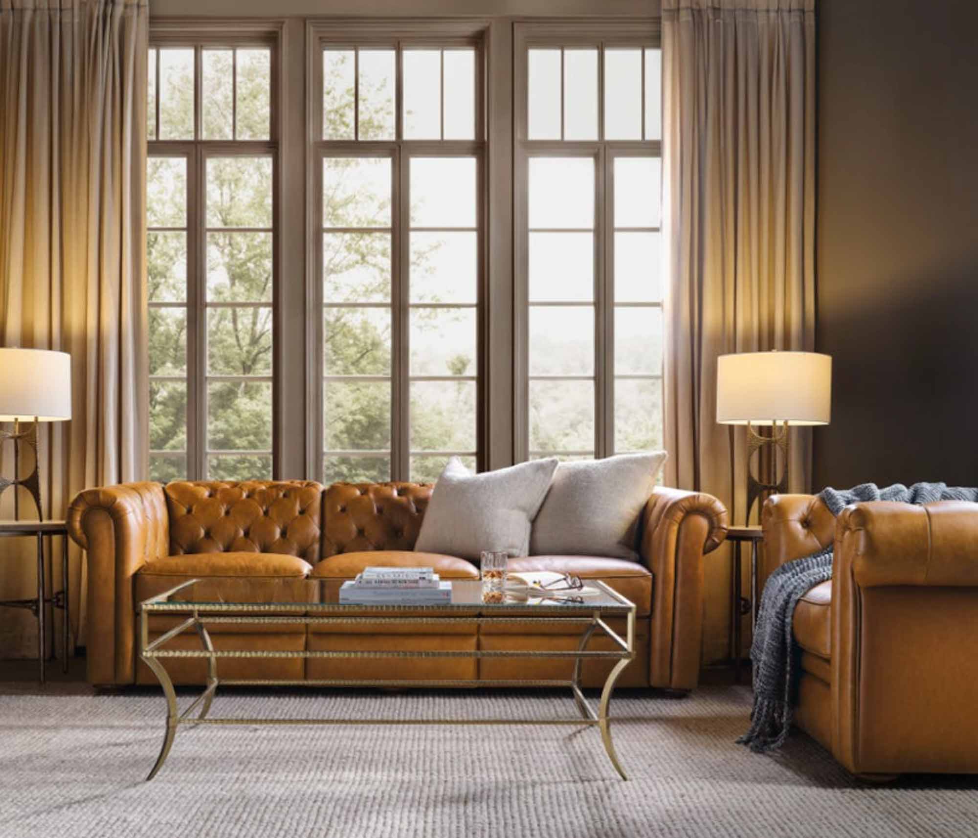 Glover Leather Power Reclining Sofa With Articulating Headrest - Image 14