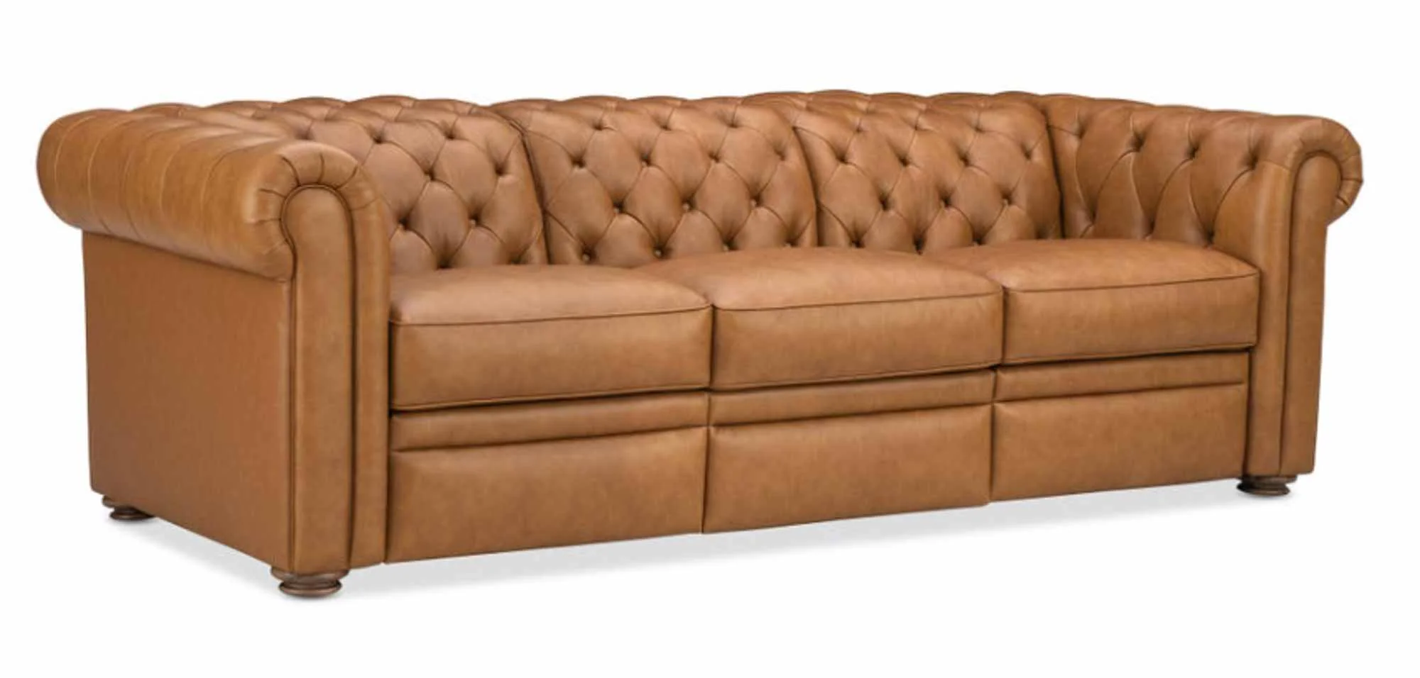 Glover Leather Power Reclining Sofa With Articulating Headrest - Image 2