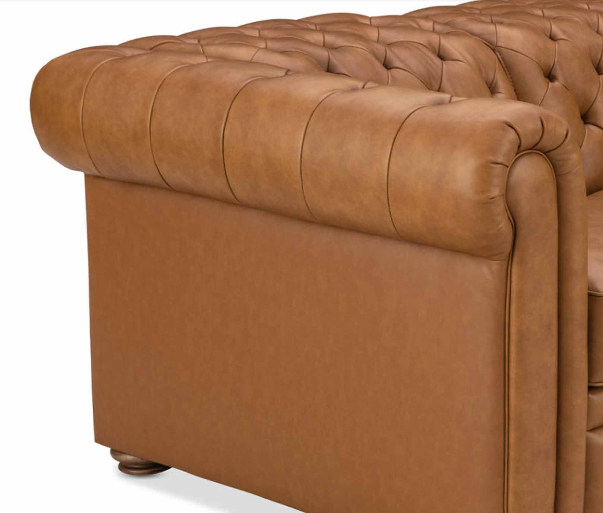 Glover Leather Power Reclining Sofa With Articulating Headrest - Image 7