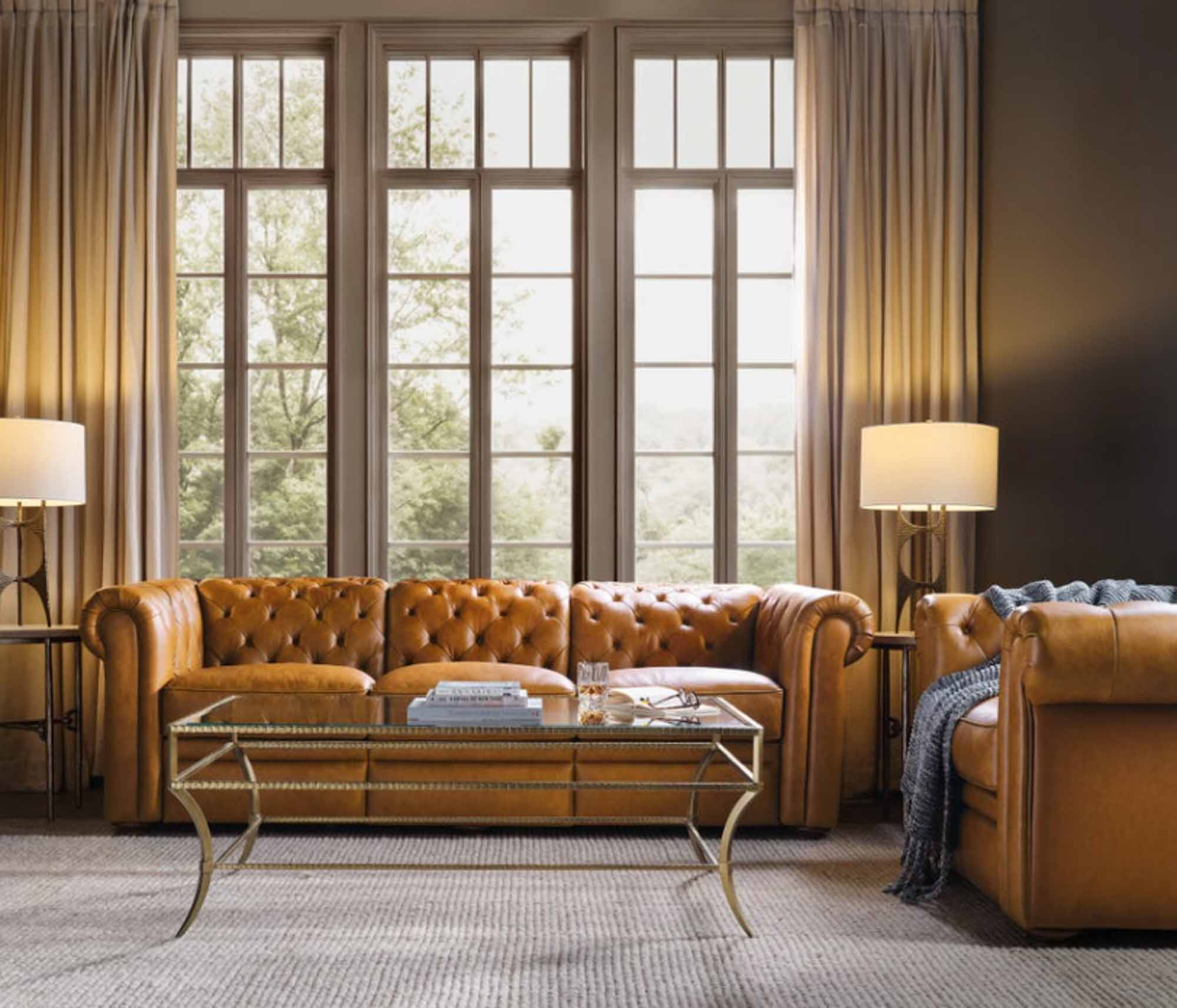 Glover Leather Power Reclining Sofa With Articulating Headrest - Image 9
