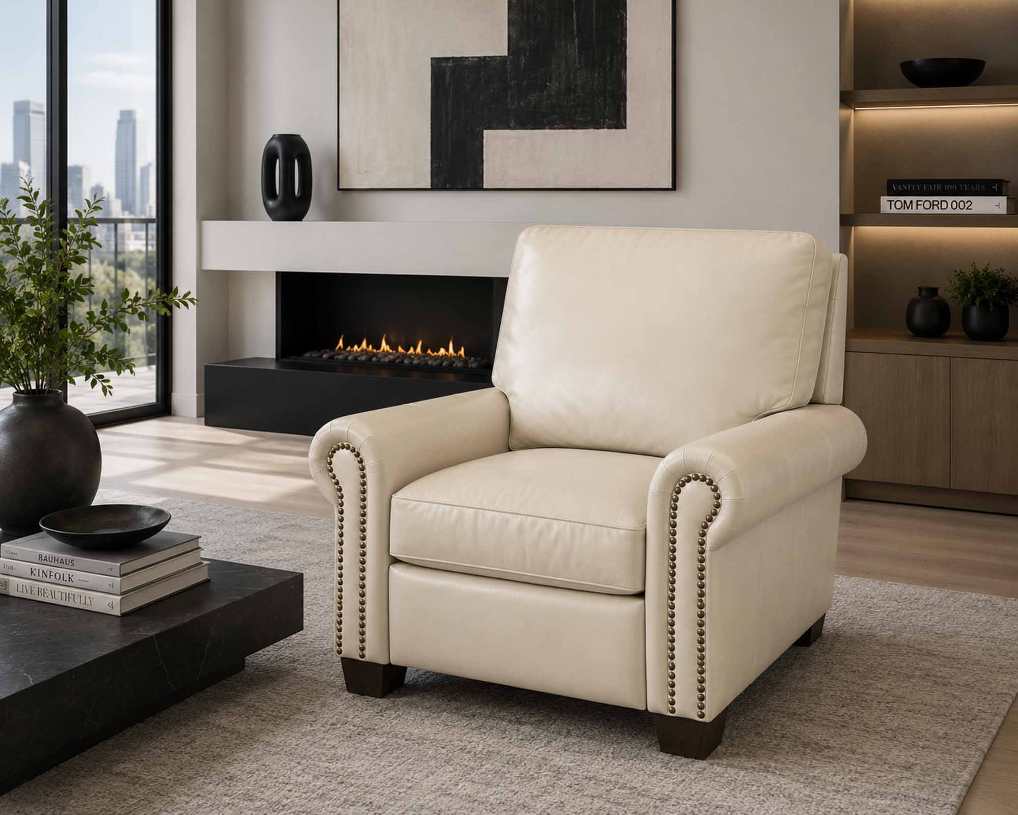 Selma Leather Recliner - Image 3