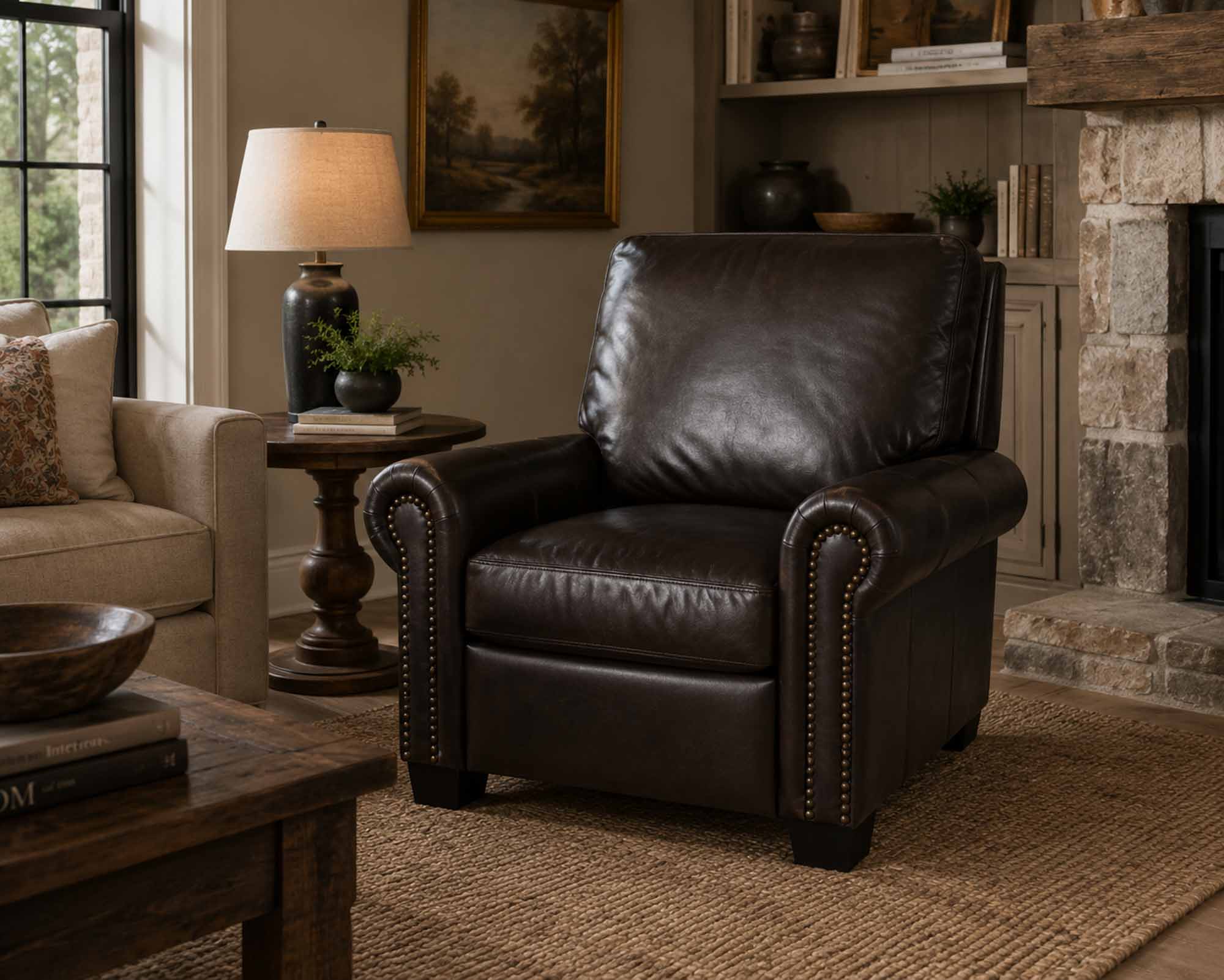 Selma Leather Recliner - Image 4