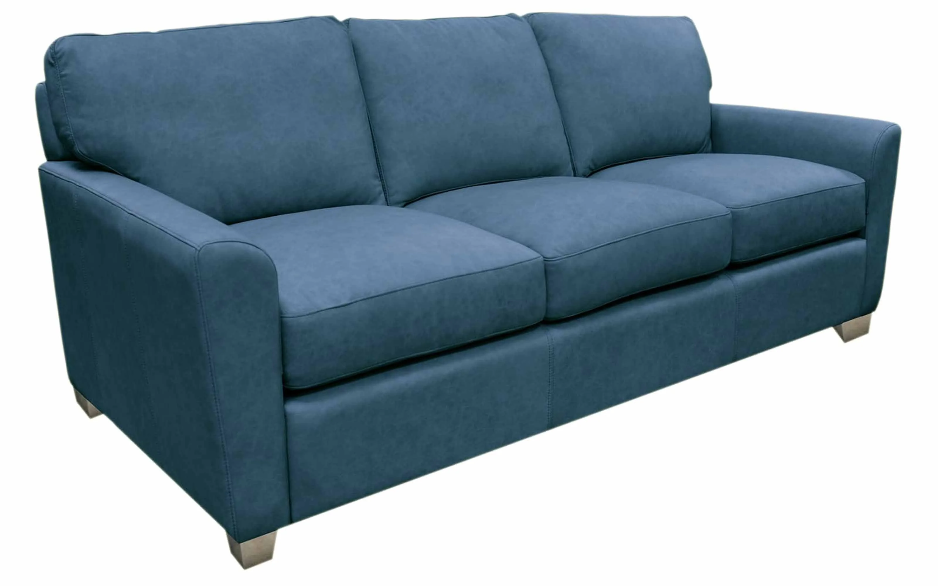 Shane Leather Full Size Sofa Sleeper