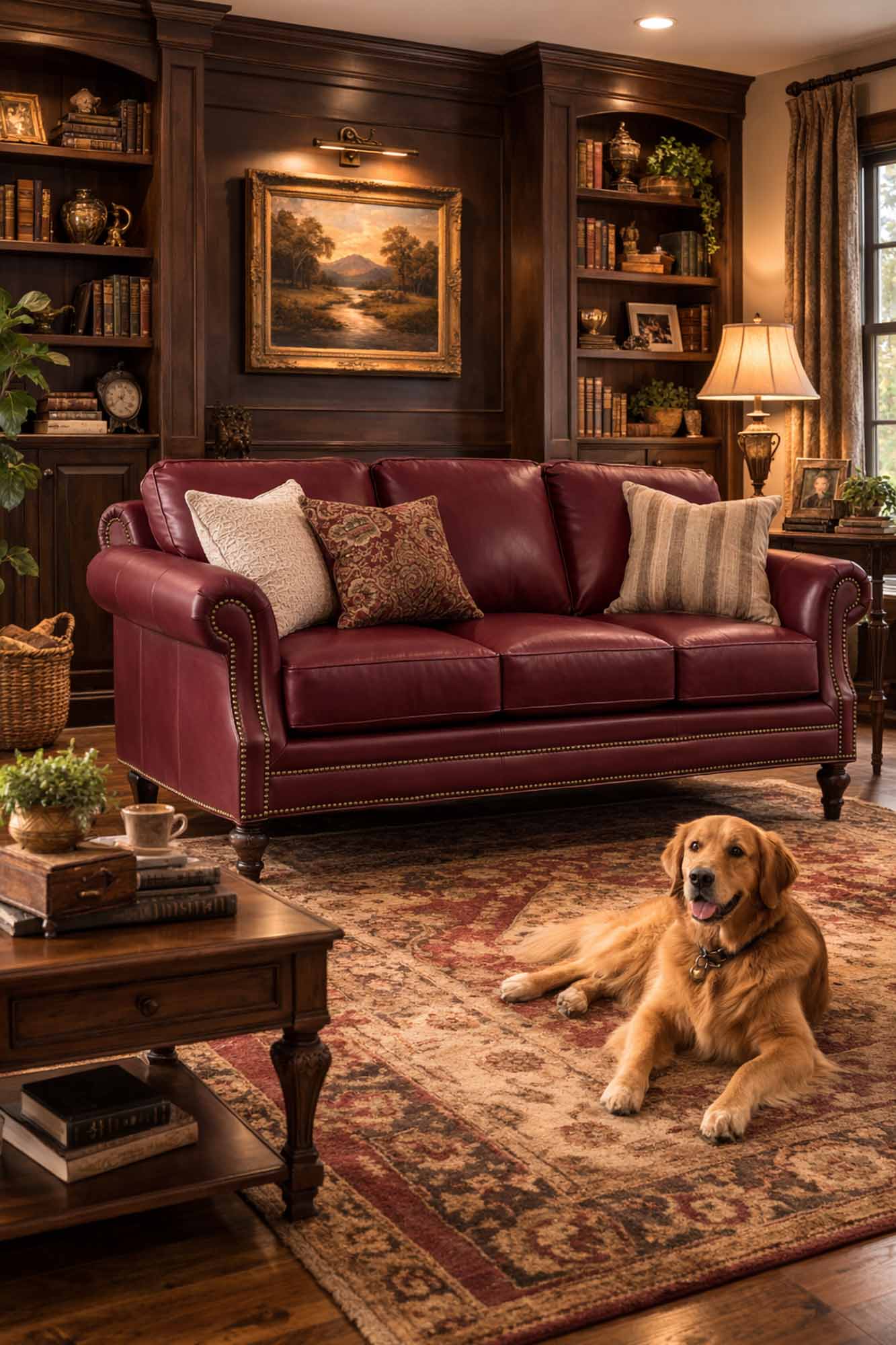 Sheldon Leather Sofa - Image 5