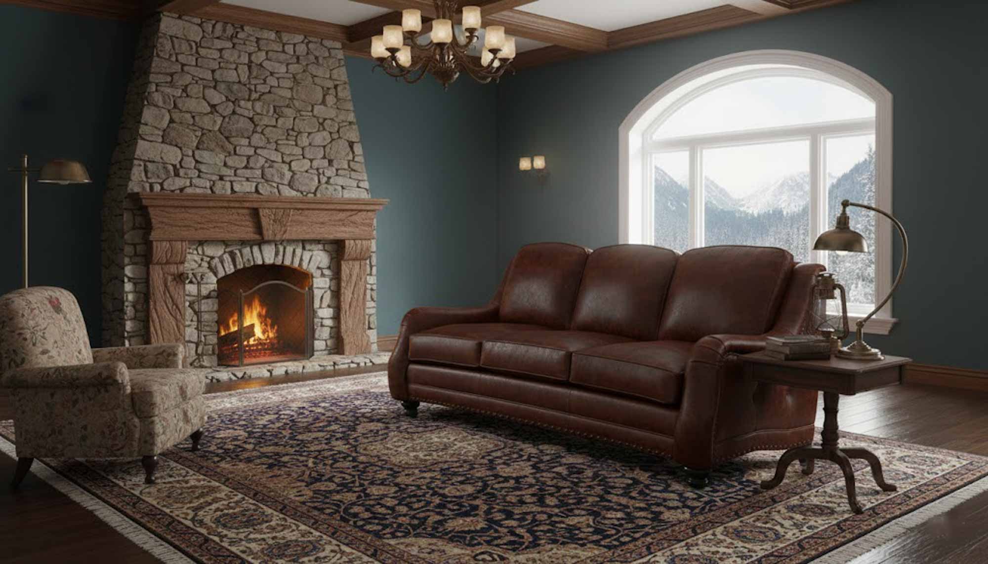 Thurston Leather Sofa - Image 13