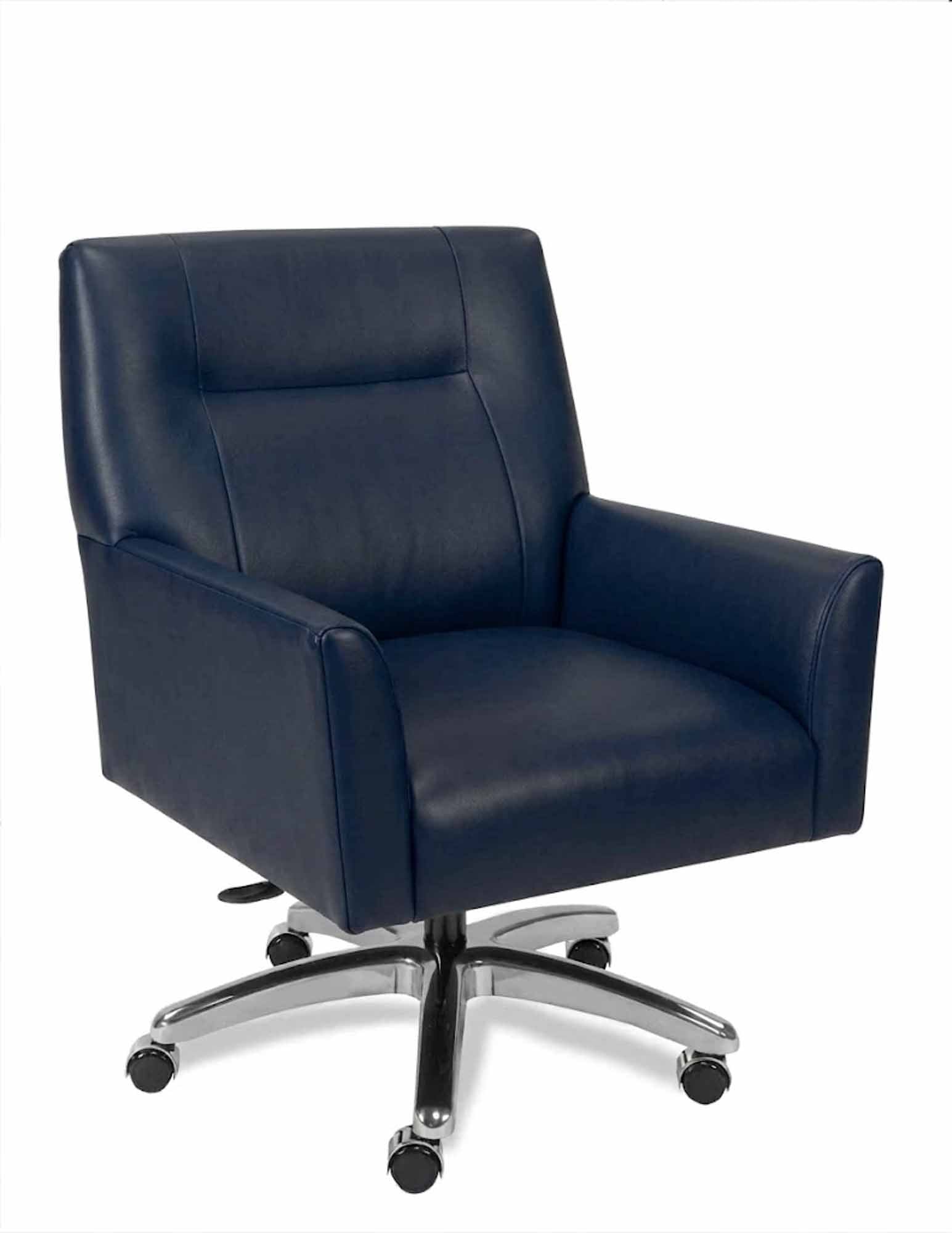 Tilson Leather Swivel Tilt Chair