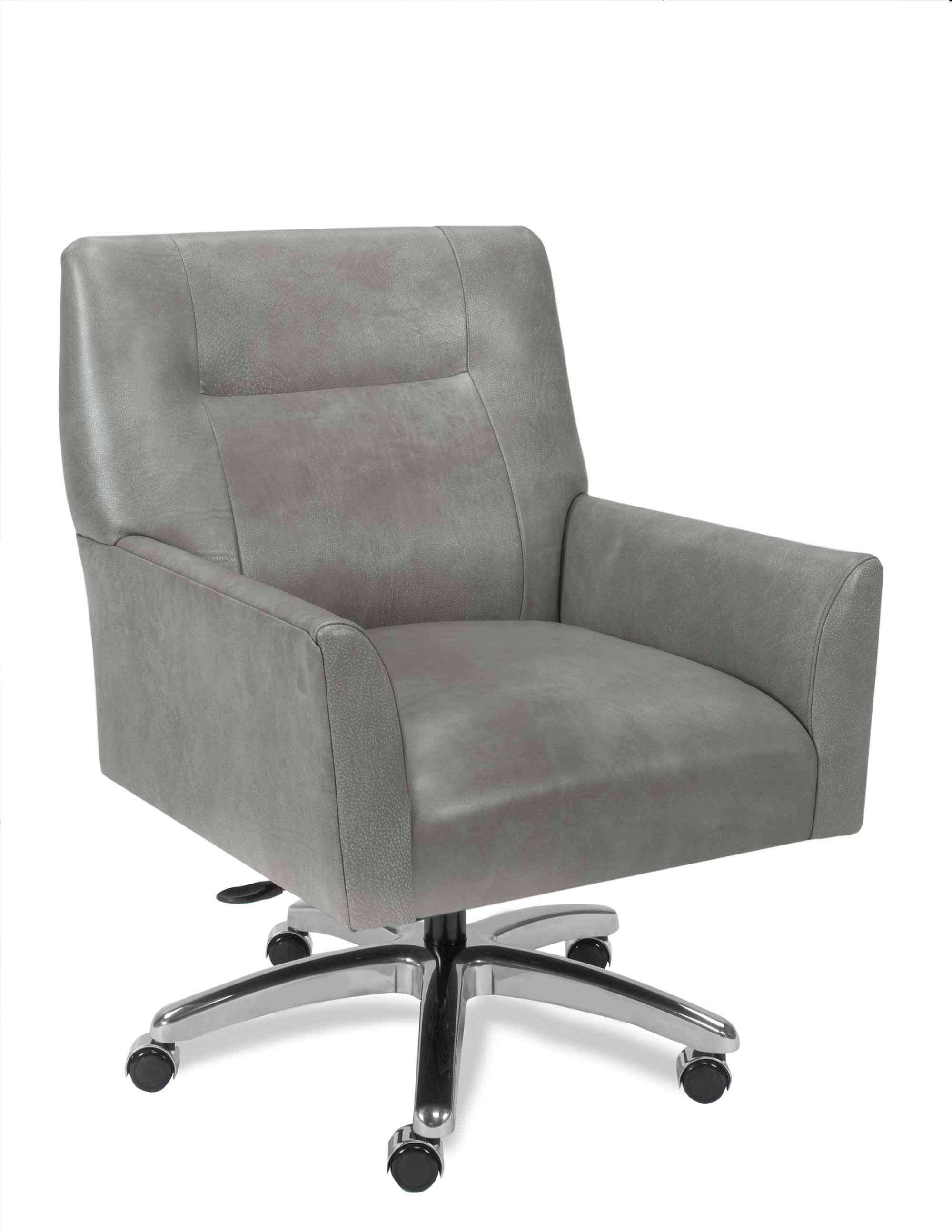 Tilson Leather Swivel Tilt Chair - Image 2