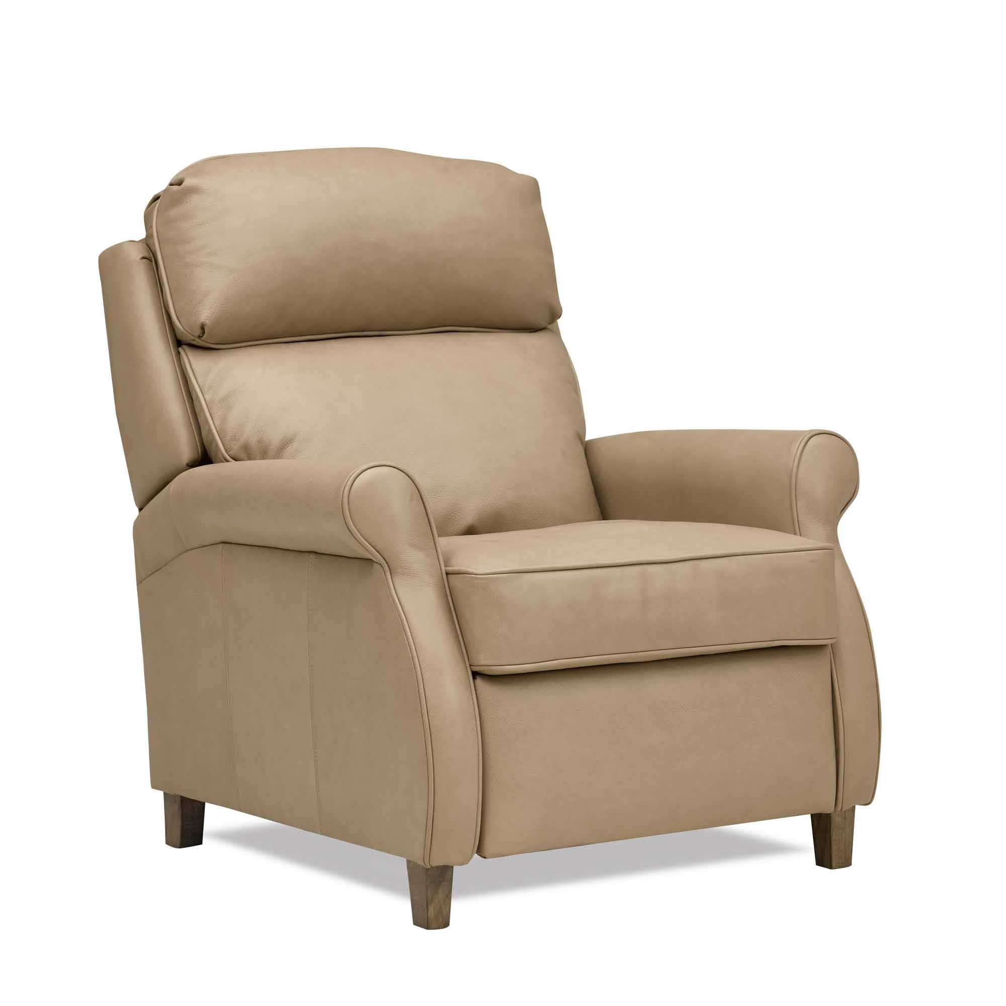 Tucker Leather Recliner With Pop-Up Headrest - Image 2