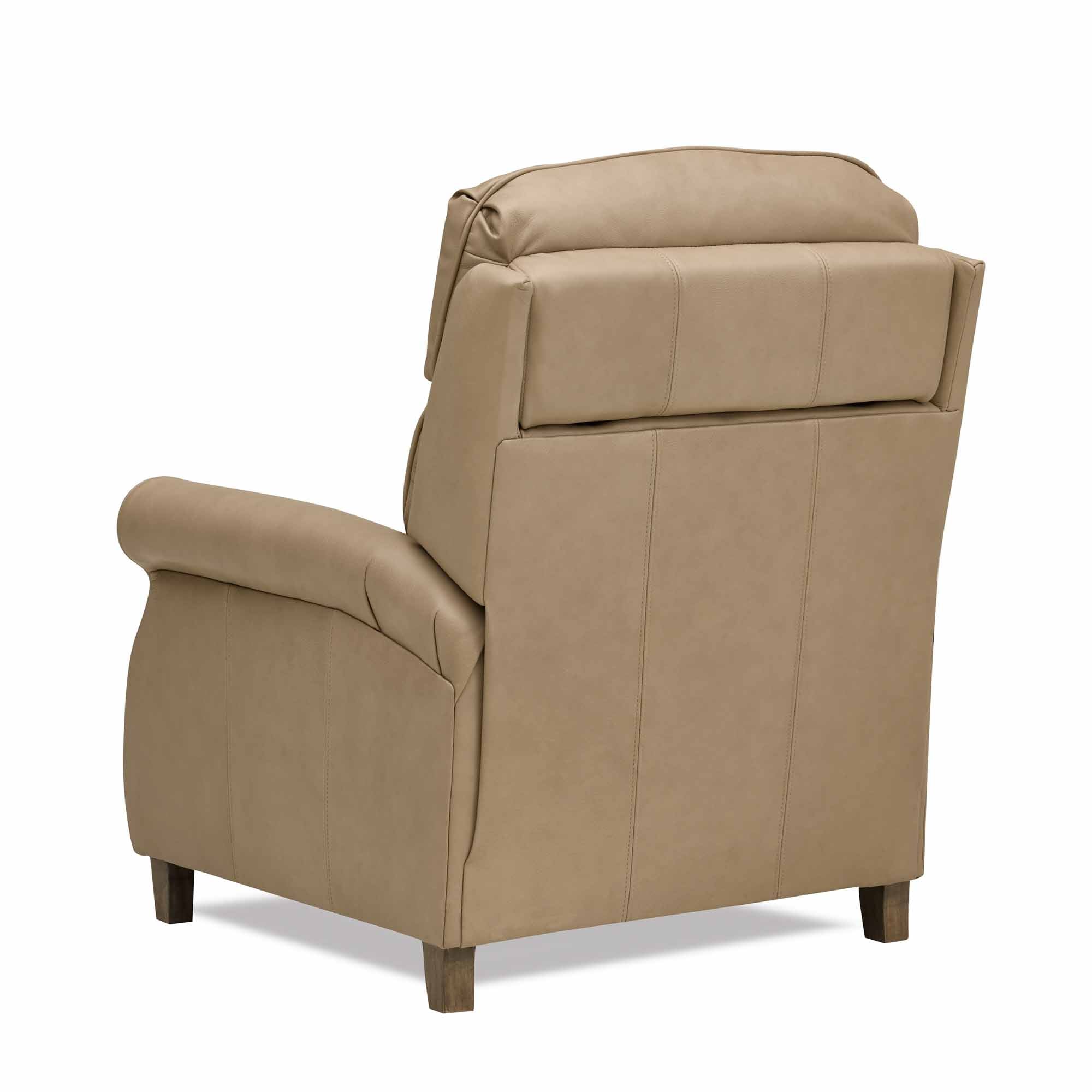 Tucker Leather Recliner With Pop-Up Headrest - Image 4