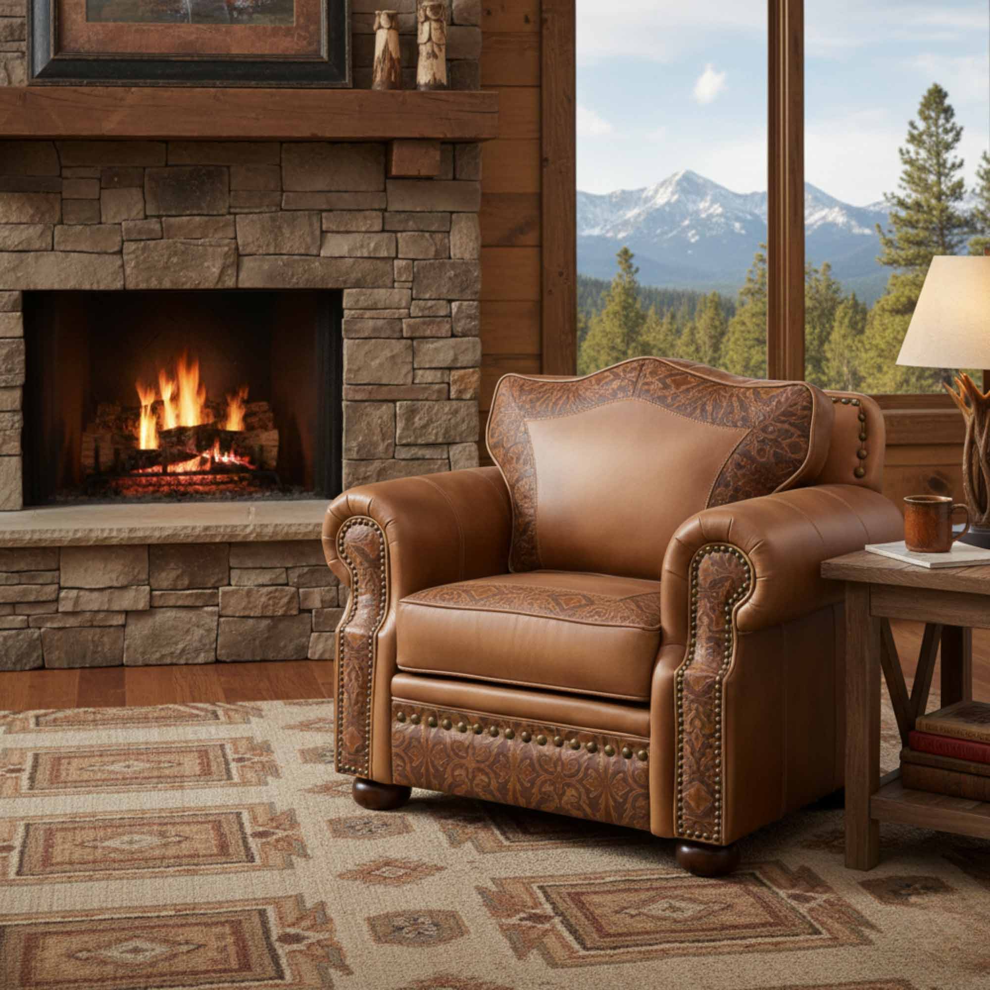 Tucson Leather Chair - Image 4