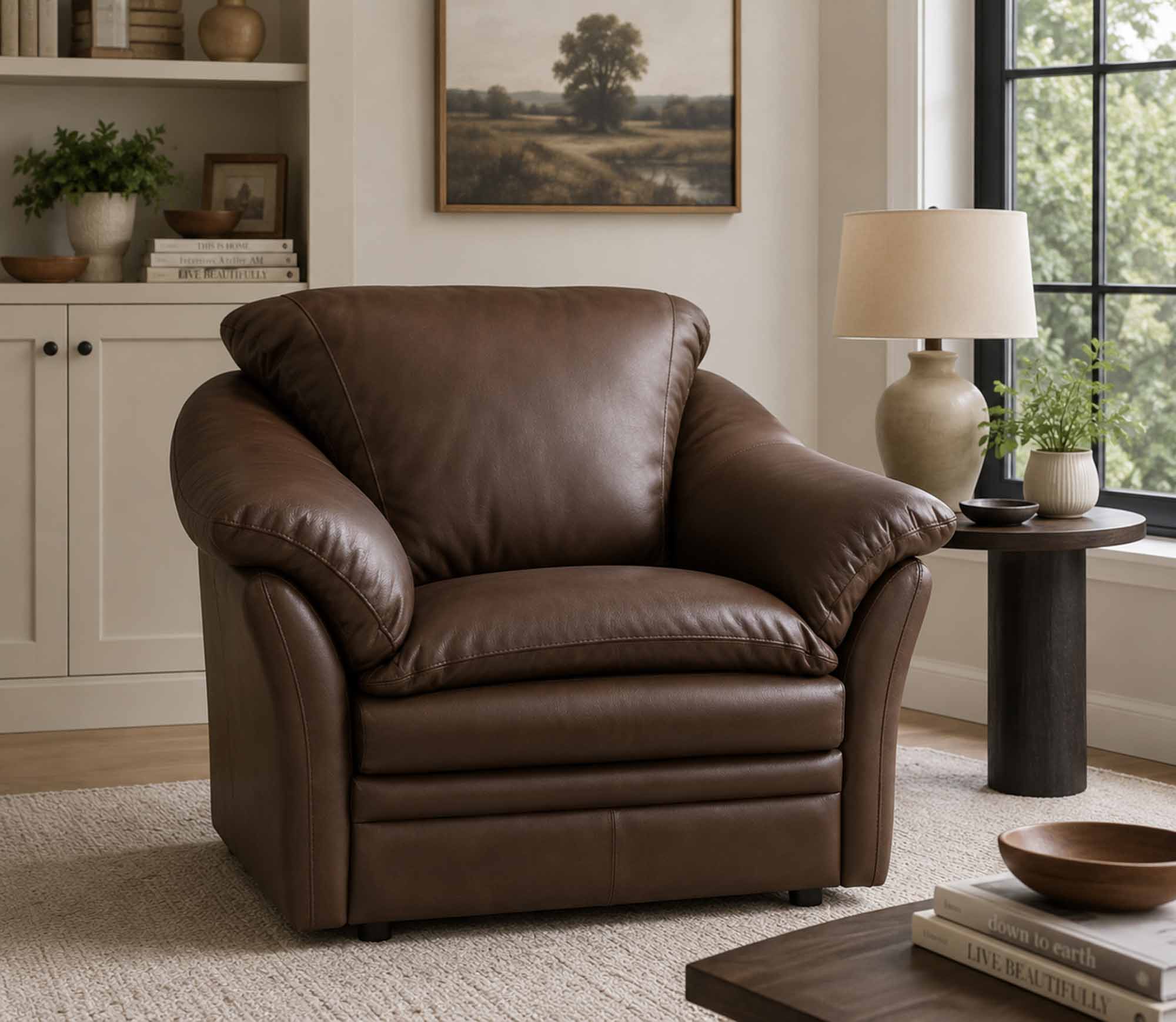 Uptown Leather Chair - Image 8