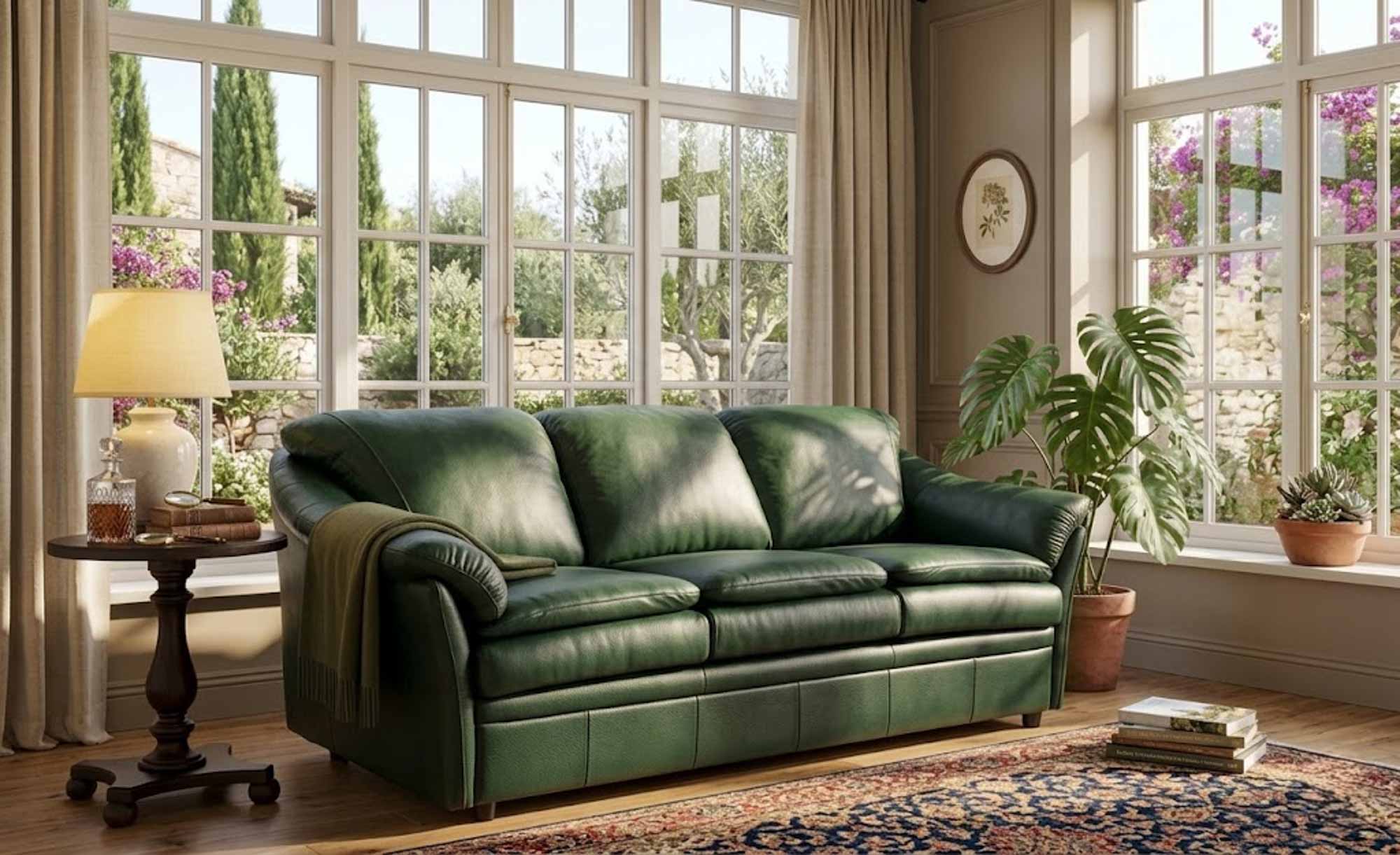 Uptown Leather Sofa - Image 6