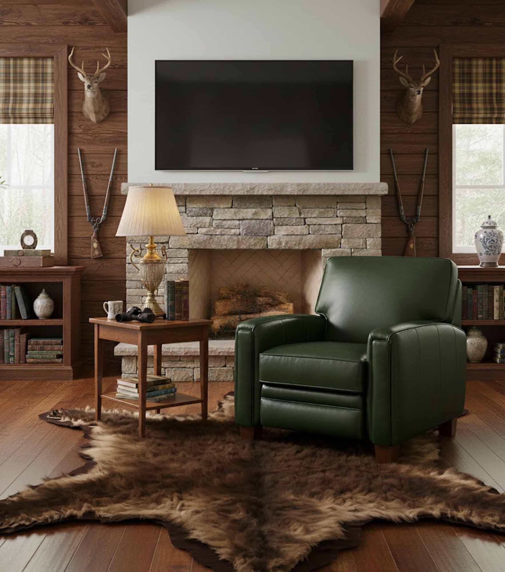 Vanderpump Leather Recliner - Image 11