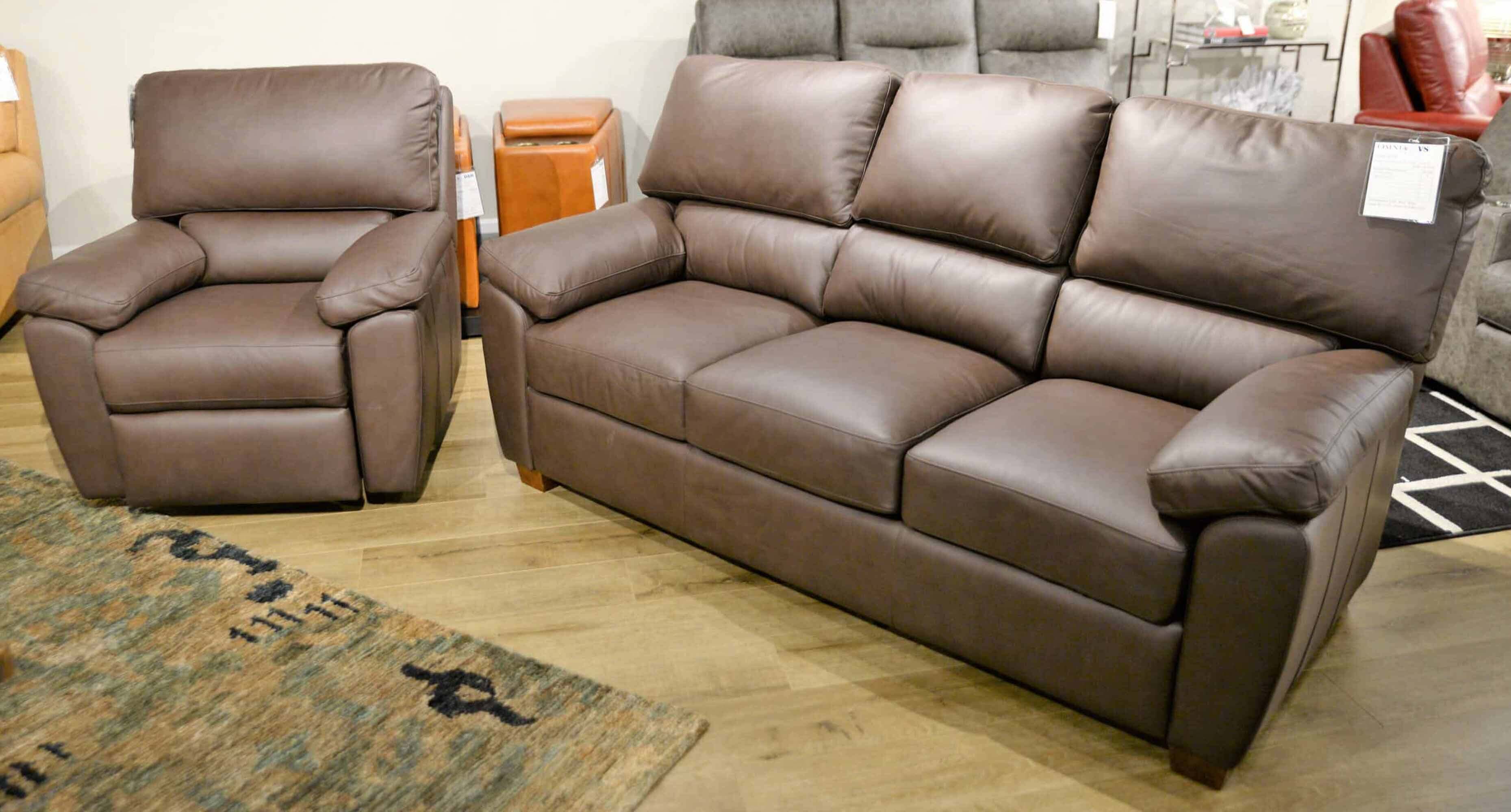 Vercelli Leather Swivel Glider Recliner - Image 5