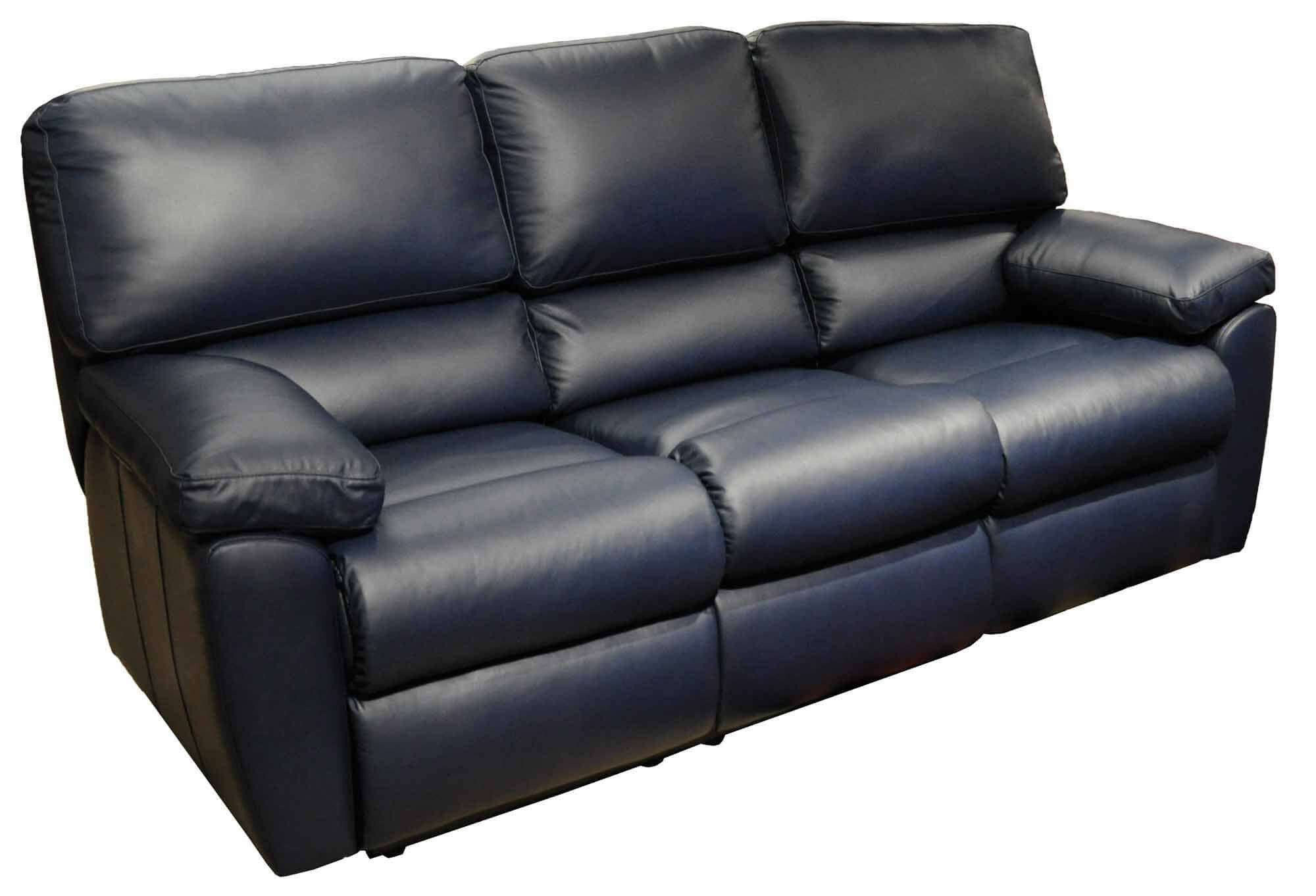 Vermont Leather Reclining Loveseat