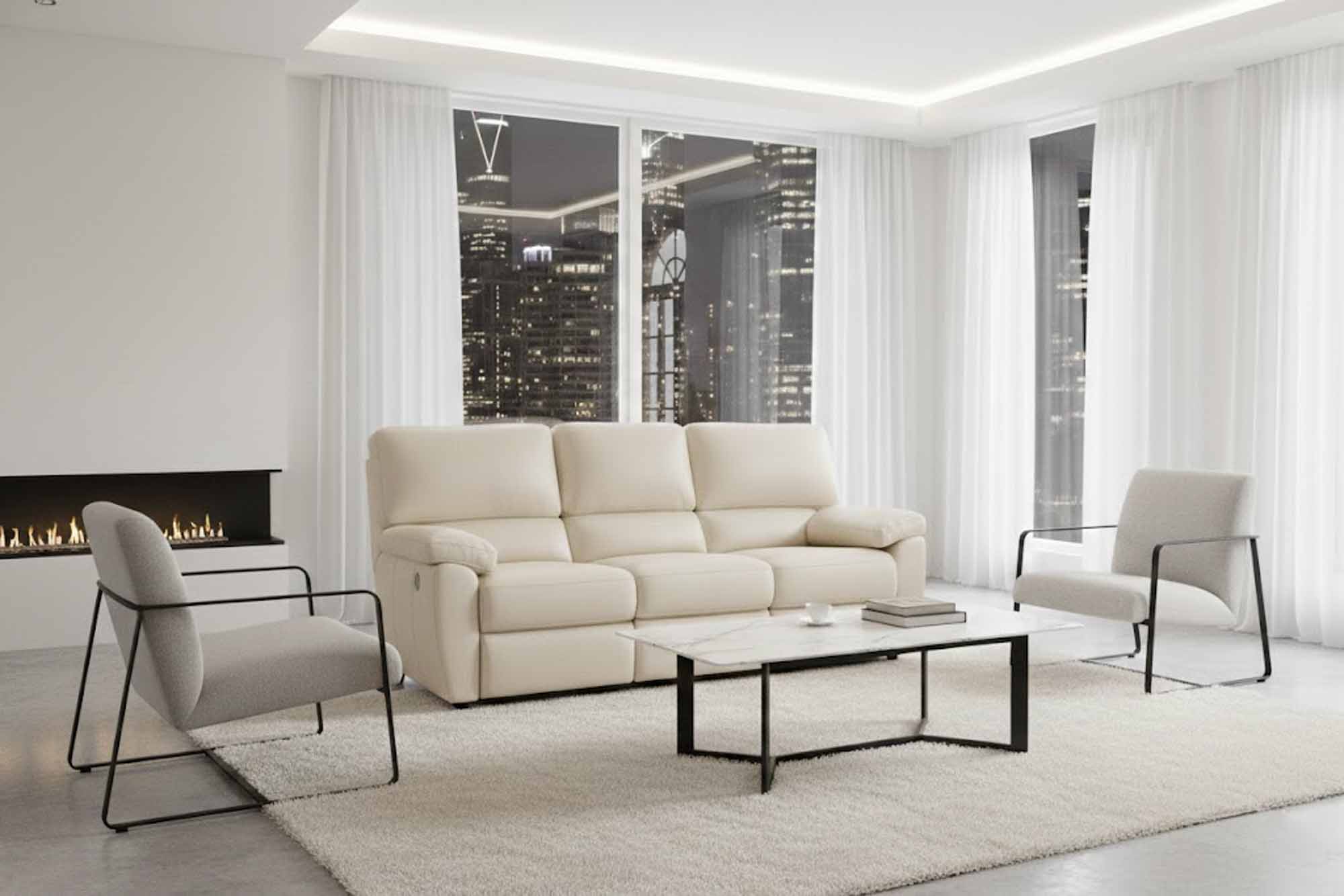 Vermont Leather Reclining Loveseat - Image 3