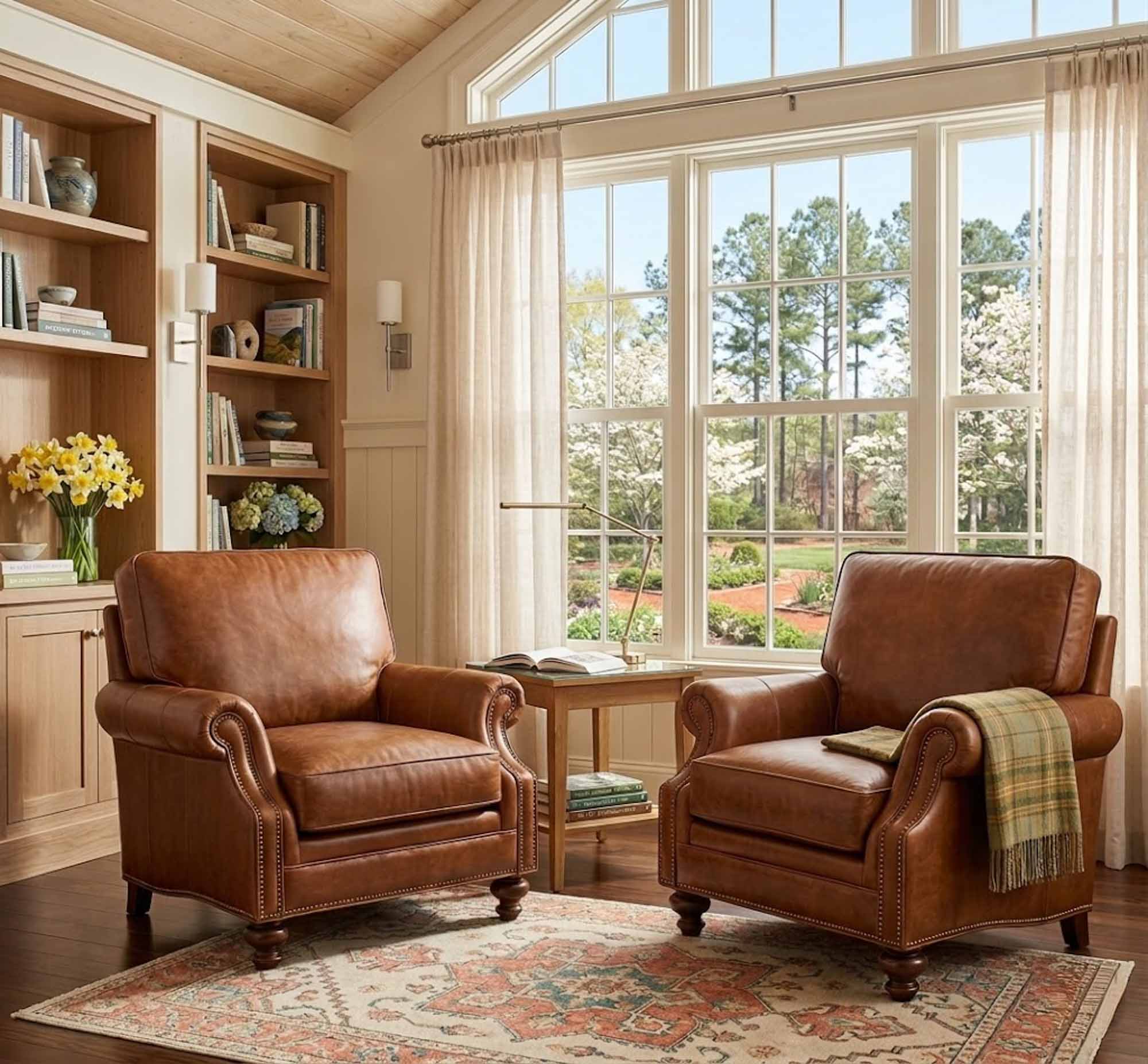 West Haven Leather Chair - Image 11