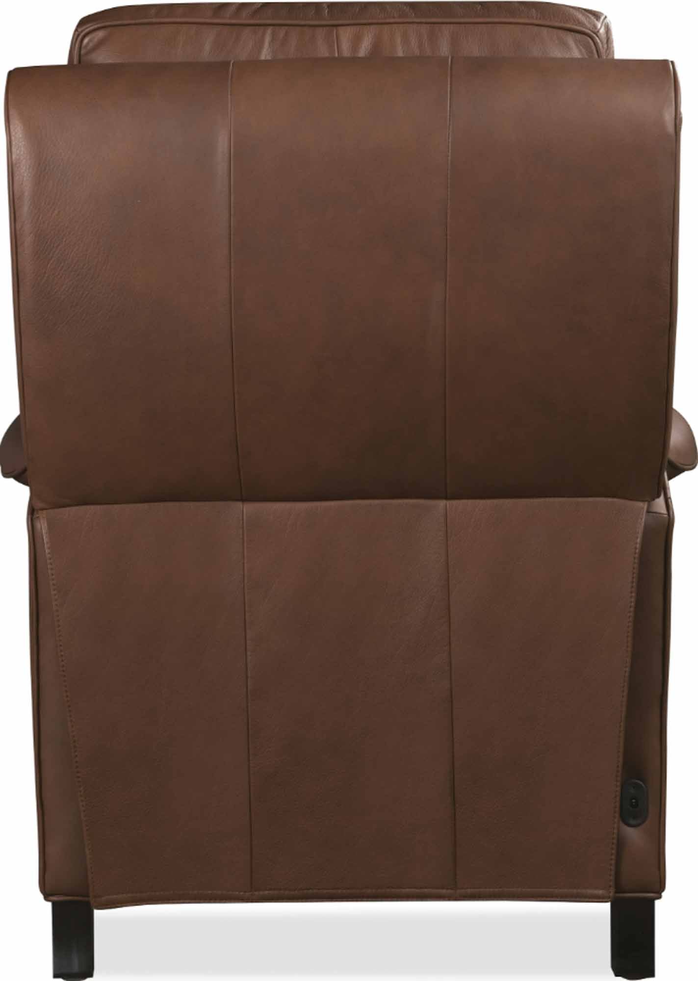 Wrenn Leather Power Recliner With Articulating Headrest In Brown - Image 4